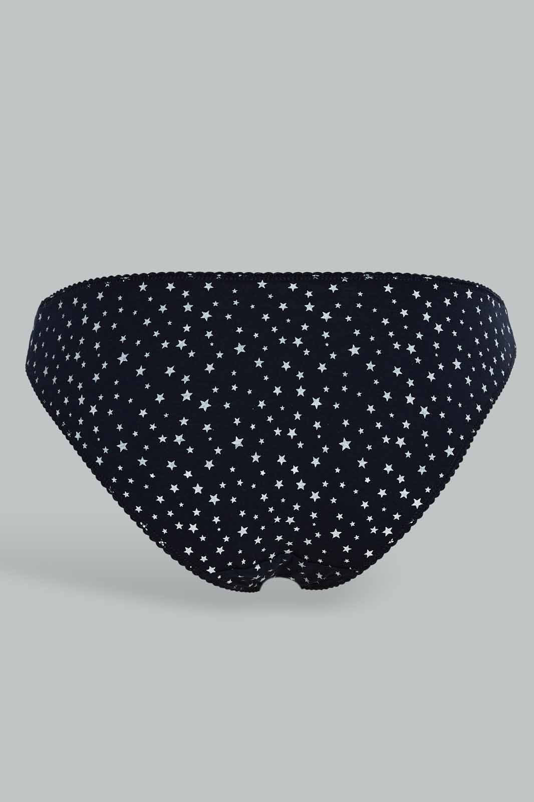 Redtag-Women-Assorted-Print/Plain-Bikini-Briefs-(5-Pack)-365,-Category:Briefs,-Colour:Assorted,-Deals:New-In,-Dept:Ladieswear,-Filter:Women's-Clothing,-New-In-Women-APL,-Non-Sale,-Section:Women,-Women-Briefs--