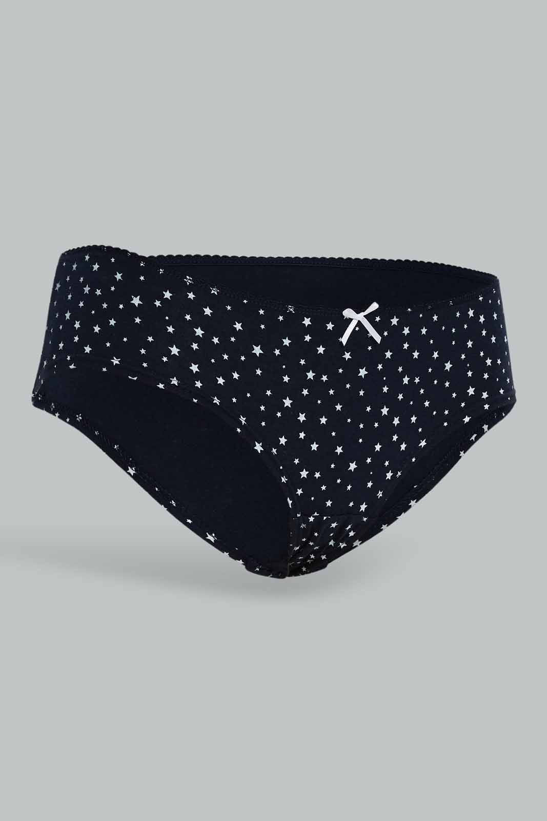Redtag-Women-Assorted-Print/Plain-Boy-Leg-Briefs-(5-Pack)-365,-Category:Briefs,-Colour:Assorted,-Deals:New-In,-Dept:Ladieswear,-Filter:Women's-Clothing,-New-In-Women-APL,-Non-Sale,-Section:Women,-Women-Briefs--