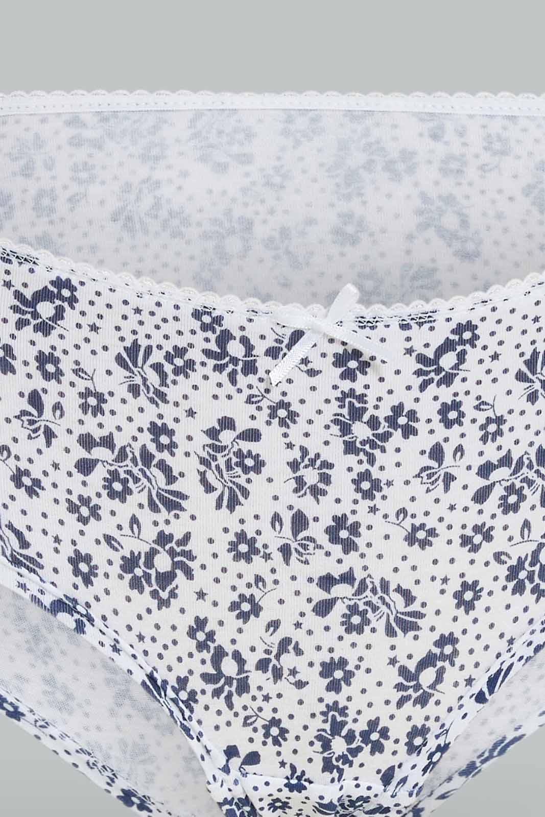 Redtag-Women-Assorted-Print/Plain-Boy-Leg-Briefs-(5-Pack)-365,-Category:Briefs,-Colour:Assorted,-Deals:New-In,-Dept:Ladieswear,-Filter:Women's-Clothing,-New-In-Women-APL,-Non-Sale,-Section:Women,-Women-Briefs--