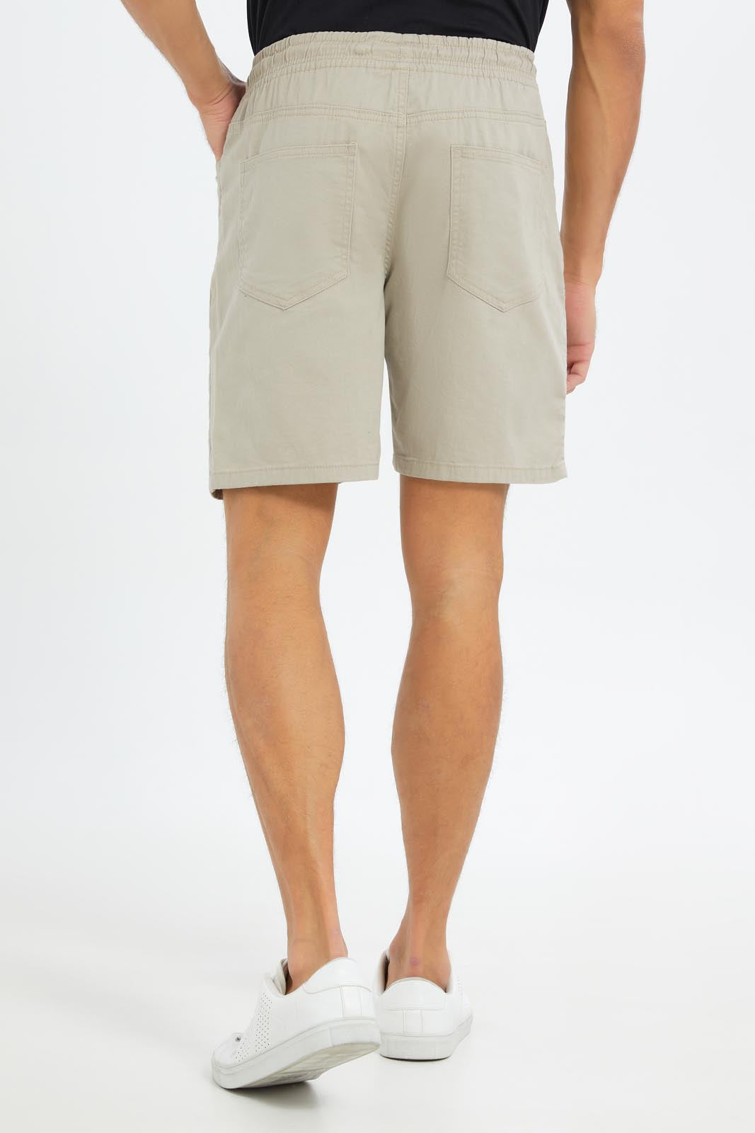 Redtag-Men-Beige-Pull-On-Shorts-CAPSULE-BUY,-Category:Shorts,-Colour:Beige,-Deals:New-In,-Dept:Menswear,-Filter:Men's-Clothing,-Men-Shorts,-New-In-Men-APL,-Non-Sale,-S23A,-Section:Men--