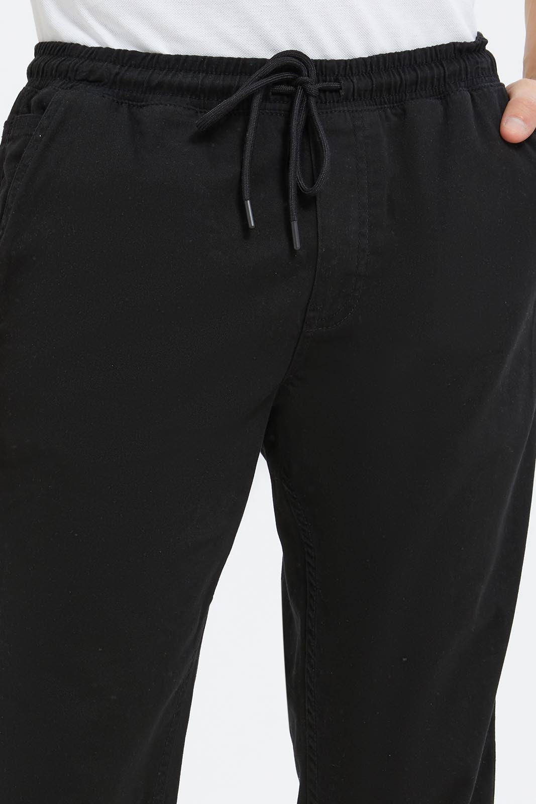 Redtag-Men-Black-Pull-On-Knee-Length-Shorts-CAPSULE-BUY,-Category:Shorts,-Colour:Black,-Deals:New-In,-Dept:Menswear,-Filter:Men's-Clothing,-Men-Shorts,-New-In-Men-APL,-Non-Sale,-S23A,-Section:Men--
