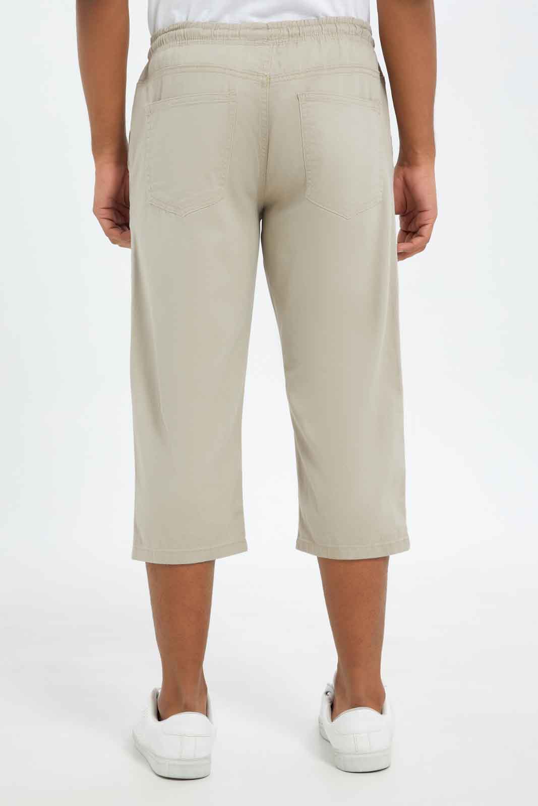 Redtag-Men-Beige-Pull-On-Knee-Length-Shorts-CAPSULE-BUY,-Category:Shorts,-Colour:Beige,-Deals:New-In,-Dept:Menswear,-Filter:Men's-Clothing,-Men-Shorts,-New-In-Men-APL,-Non-Sale,-S23A,-Section:Men--