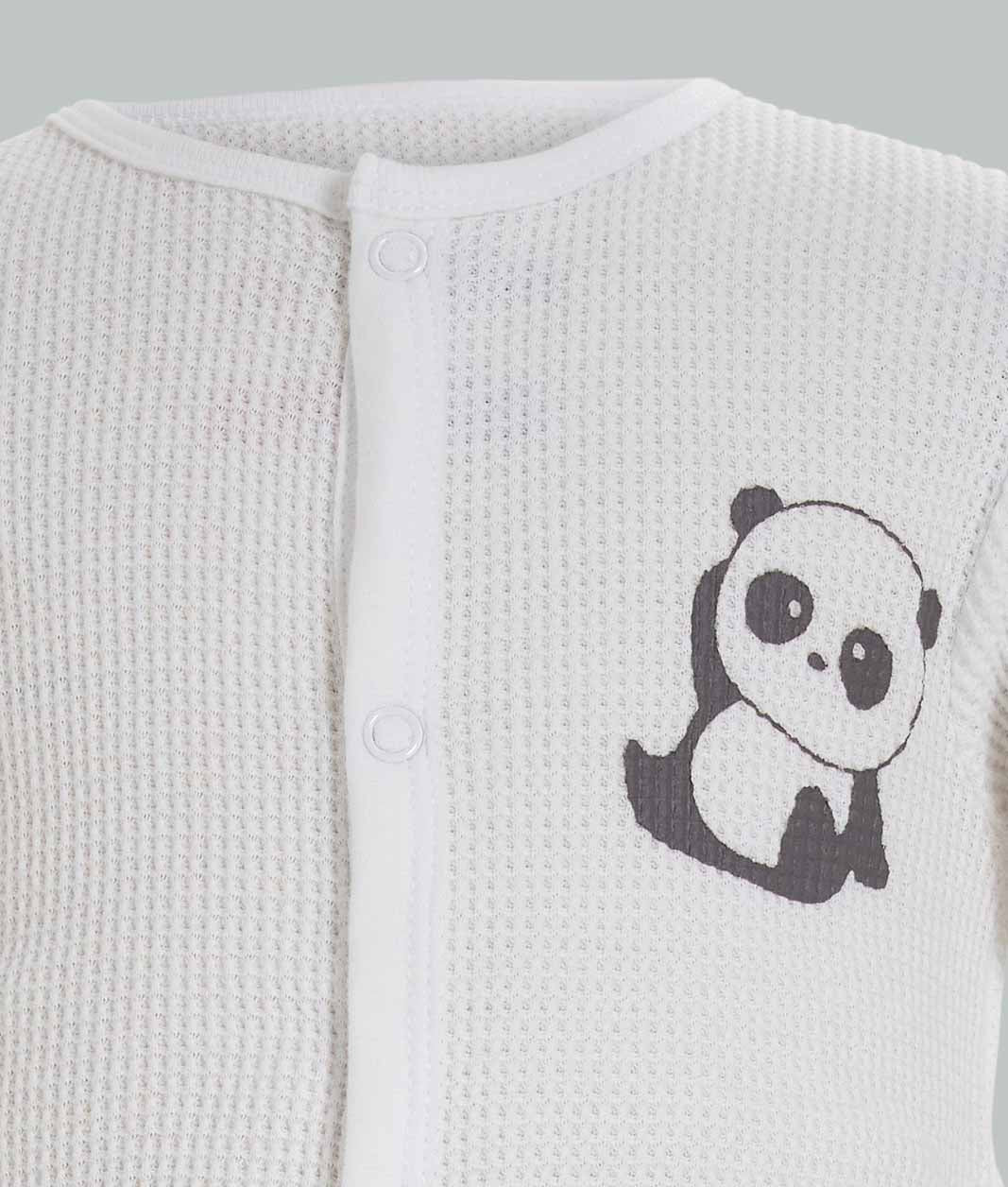 Redtag-White-Waffle-Romper-Suit-Category:Rompers,-Colour:Assorted,-Deals:New-In,-Dept:New-Born,-Filter:Baby-(0-to-12-Mths),-NBF-Rompers,-New-In-NBF-APL,-Non-Sale,-S23A,-Section:Boys-(0-to-14Yrs)-Baby-