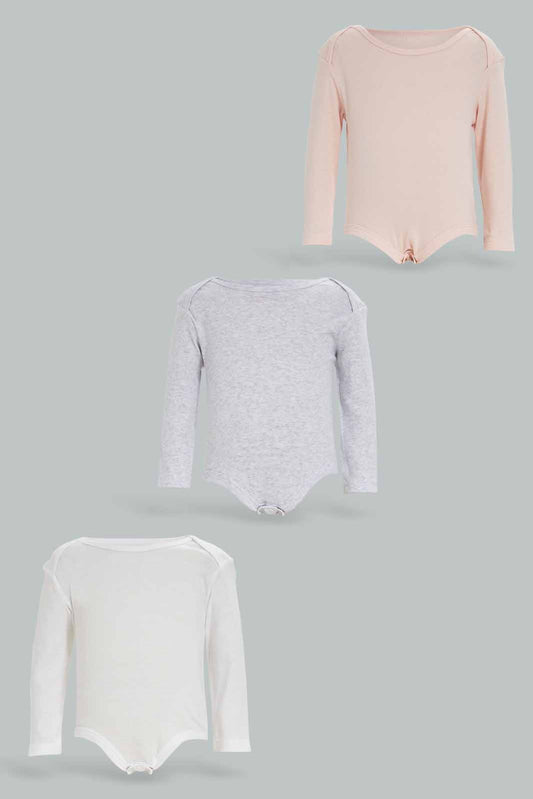 Redtag-Assorted-3-Pack-Plain-Jersey-Bodyuit---Girl-Category:Bodysuits,-Colour:Blue,-Deals:New-In,-Dept:New-Born,-Filter:Baby-(0-to-12-Mths),-NBF-Bodysuits,-New-In-NBF-APL,-Non-Sale,-S23A,-Section:Boys-(0-to-14Yrs)-Baby-