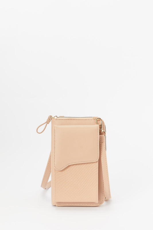 Redtag-Beige-Textured-Mobile-Purse-Category:Purse,-Colour:Beige,-Deals:2-FOR-89,-Deals:New-In,-Dept:Ladieswear,-Filter:Women's-Accessories,-H1:ACC,-H2:LAD,-H3:LAB,-H4:HBG,-New-In,-New-In-Women-ACC,-Non-Sale,-S23A,-Season:S23A,-Section:Women,-Women-Bags-Women-