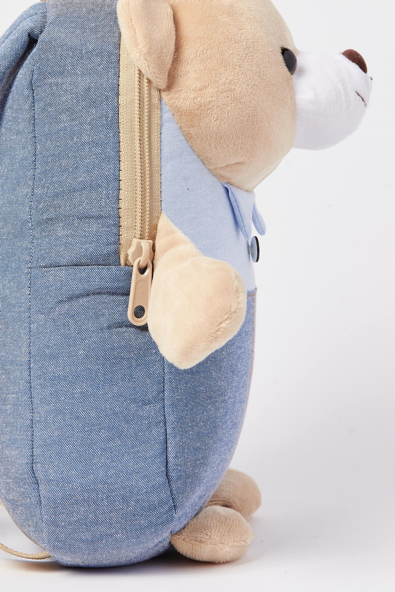 Redtag-Blue-Character-Faux-Fur-Backpack-BOY-Bags,-Category:Bags,-Colour:Blue,-Dept:Boys,-Filter:Boys-Accessories,-New-In,-New-In-BOY-ACC,-Non-Sale,-S23A,-Section:Boys-(0-to-14Yrs)-Boys-