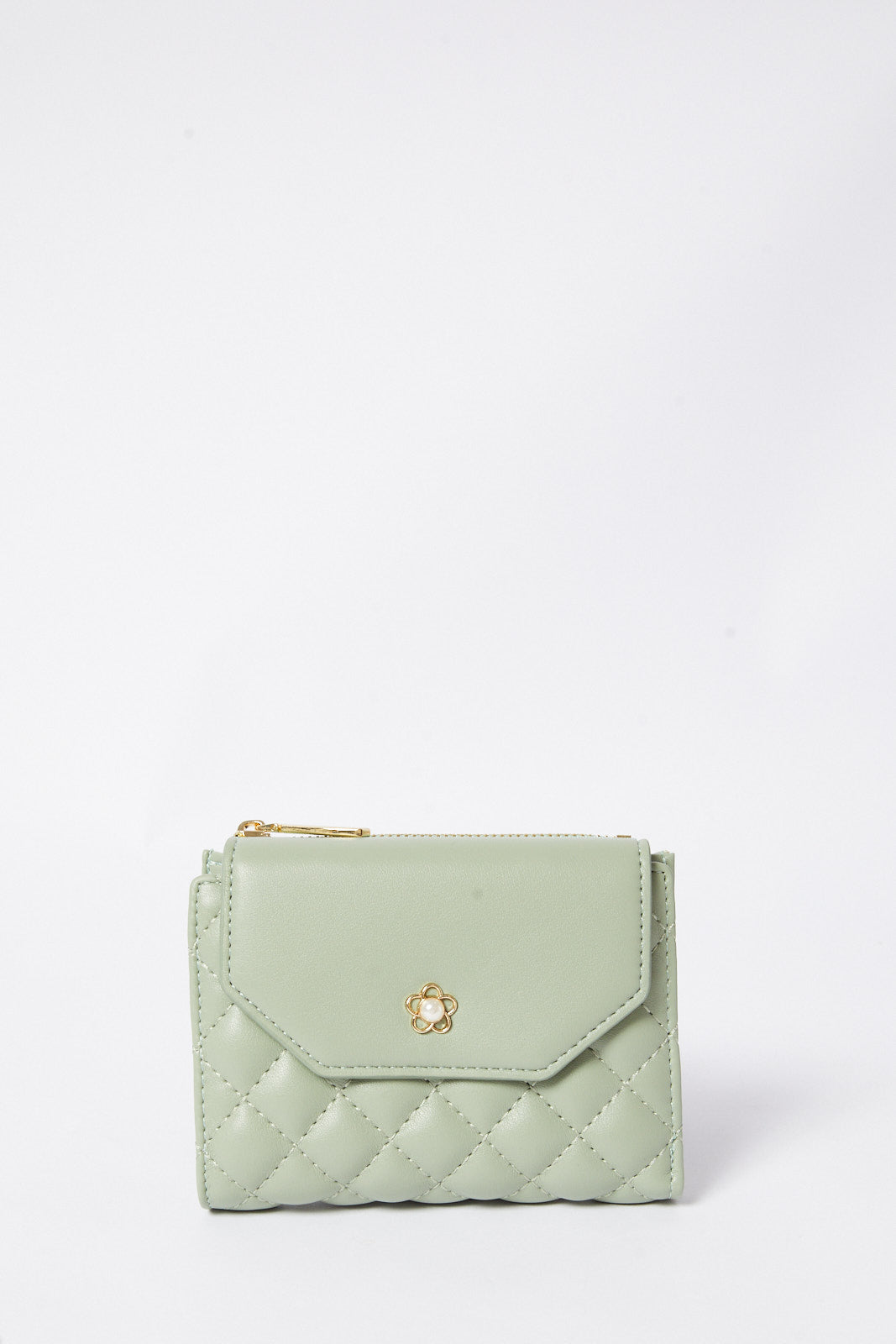 Redtag-Mint-Green-Stitch-Quilting-Purse-Category:Purse,-Colour:Mint,-Deals:New-In,-Dept:Girls,-Filter:Girls-Accessories,-GIR-Bags,-New-In,-New-In-GIR-ACC,-Non-Sale,-S23A,-Section:Girls-(0-to-14Yrs)-Girls-