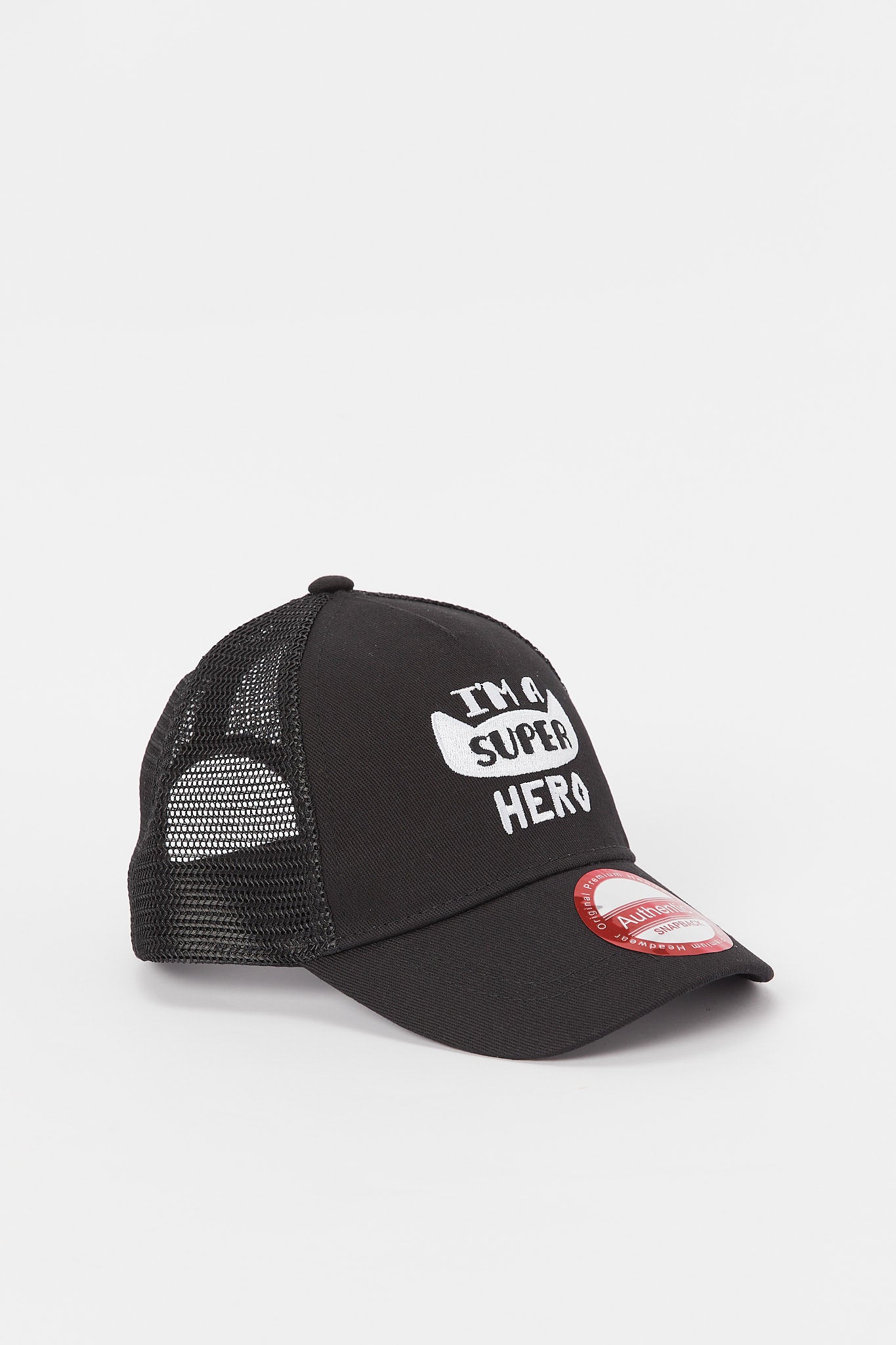 Redtag-Black-Embroidered-Cap-BOY-Caps-&-Hats,-Category:Caps-&-Hats,-Colour:Black,-Deals:New-In,-Dept:Boys,-Filter:Boys-Accessories,-H1:ACC,-H2:BOY,-H3:BOA,-H4:FAA,-New-In,-New-In-BOY-ACC,-Non-Sale,-S23A,-Season:S23B,-Section:Boys-(0-to-14Yrs)-Boys-