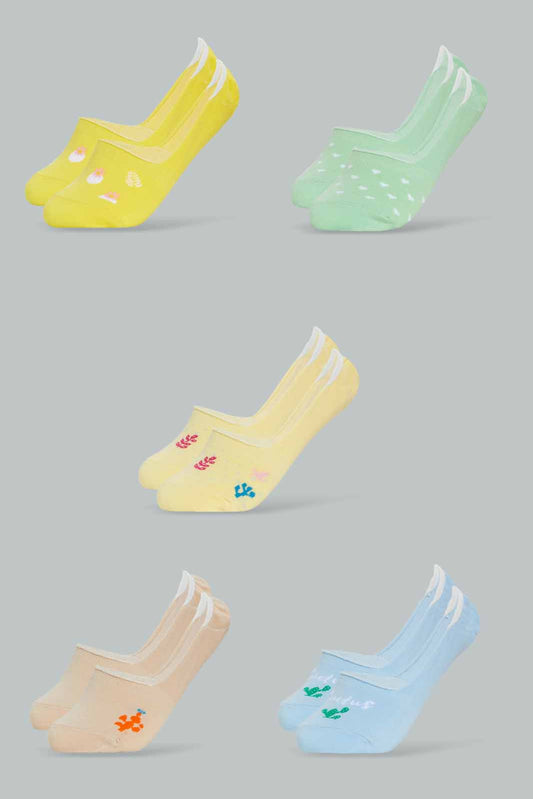 Redtag-Women-Ladies-Invisible-Socks-1*5-365,-Category:Socks,-Colour:Assorted,-Deals:New-In,-Dept:Ladieswear,-Filter:Women's-Clothing,-New-In-Women-APL,-Non-Sale,-Section:Women,-Women-Socks--