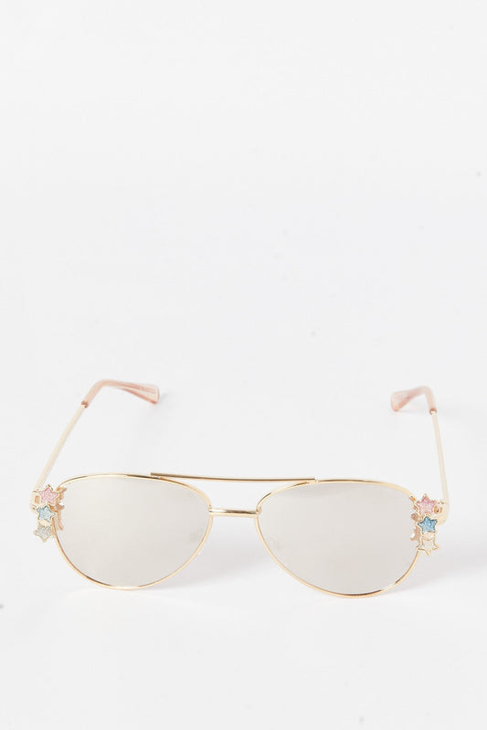 Redtag-Avaitor-Embellished-Sunglasses-Category:Sunglasses,-Colour:Assorted,-Deals:New-In,-Dept:Girls,-Filter:Girls-Accessories,-GIR-Sunglasses,-New-In,-New-In-GIR-ACC,-Non-Sale,-S23A,-Section:Girls-(0-to-14Yrs)-Girls-
