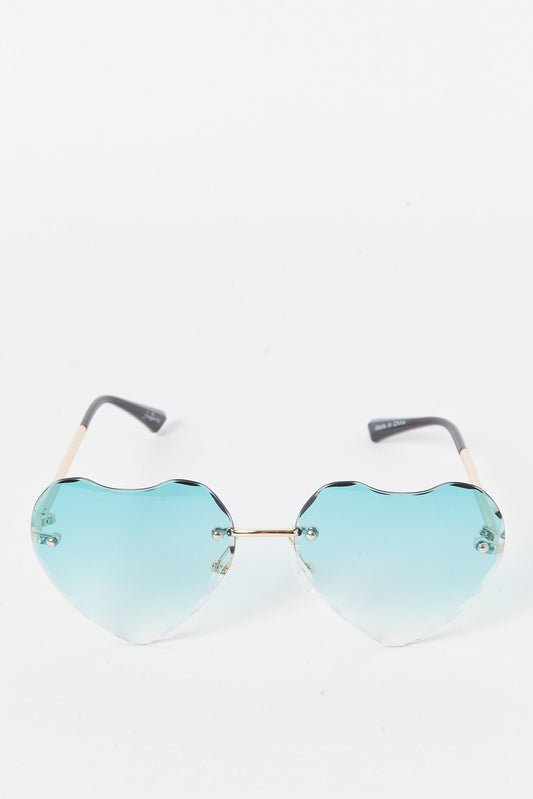 Redtag-Heart-Shaped-Embellished-Sunglasses-Category:Sunglasses,-Colour:Assorted,-Deals:New-In,-Dept:Girls,-Filter:Girls-Accessories,-GIR-Sunglasses,-New-In,-New-In-GIR-ACC,-Non-Sale,-S23A,-Section:Girls-(0-to-14Yrs)-Girls-