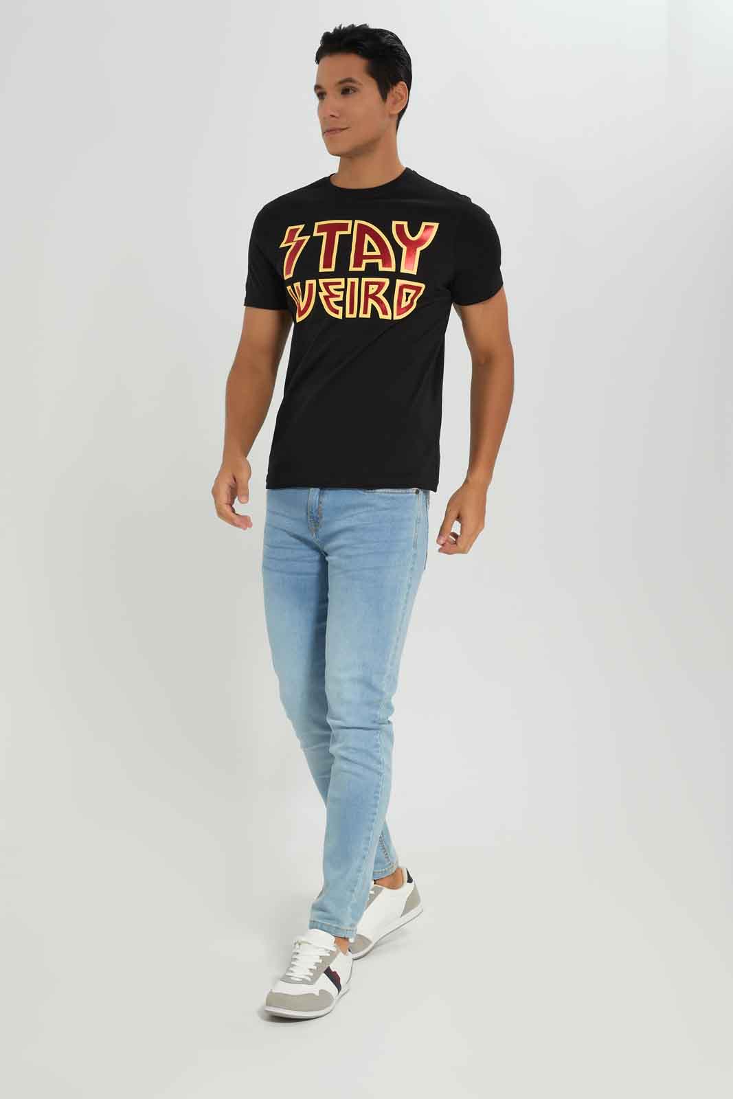 Redtag-Men-Black-Rock-N-Roll-T-Shirt-Category:T-Shirts,-Colour:Black,-Deals:New-In,-Dept:Menswear,-Filter:Men's-Clothing,-Men-T-Shirts,-New-In-Men-APL,-Non-Sale,-Section:Men,-W22B-Men's-