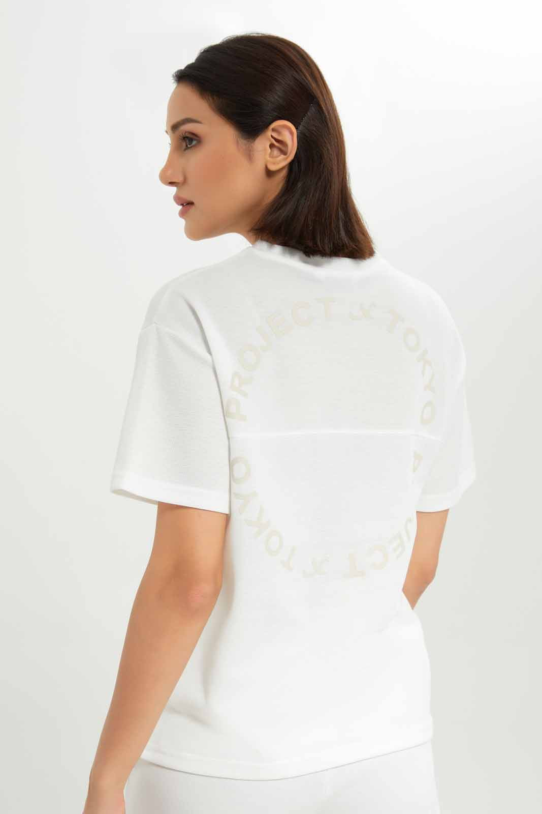Redtag-Women-White-Extended-Shoulder-Boxy-Fit-T-Shirt-With-Placement-Print-Category:T-Shirts,-Colour:White,-Deals:New-In,-Dept:Ladieswear,-Filter:Women's-Clothing,-New-In-Women-APL,-Non-Sale,-S23A,-Section:Women,-Women-T-Shirts-Women's-