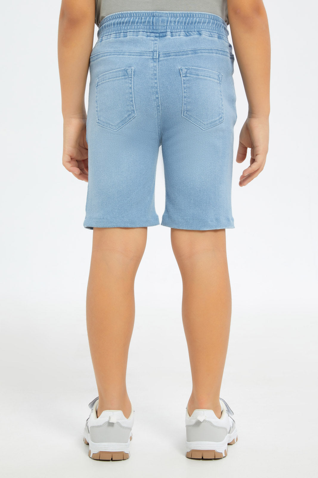 Redtag-Boys-Light-Wash-Pull-On-Denim-Shorts-BOY-Shorts,-Category:Shorts,-Colour:Light-Wash,-Deals:New-In,-Dept:Boys,-Event:STRATEGY,-Filter:Boys-(2-to-8-Yrs),-H1:KWR,-H2:BOY,-H3:DNB,-H4:SRT,-New-In-BOY-APL,-Non-Sale,-Promo:VLM,-S23B,-Season:S23B,-Section:Boys-(0-to-14Yrs),-VLM-Boys-2 to 8 Years