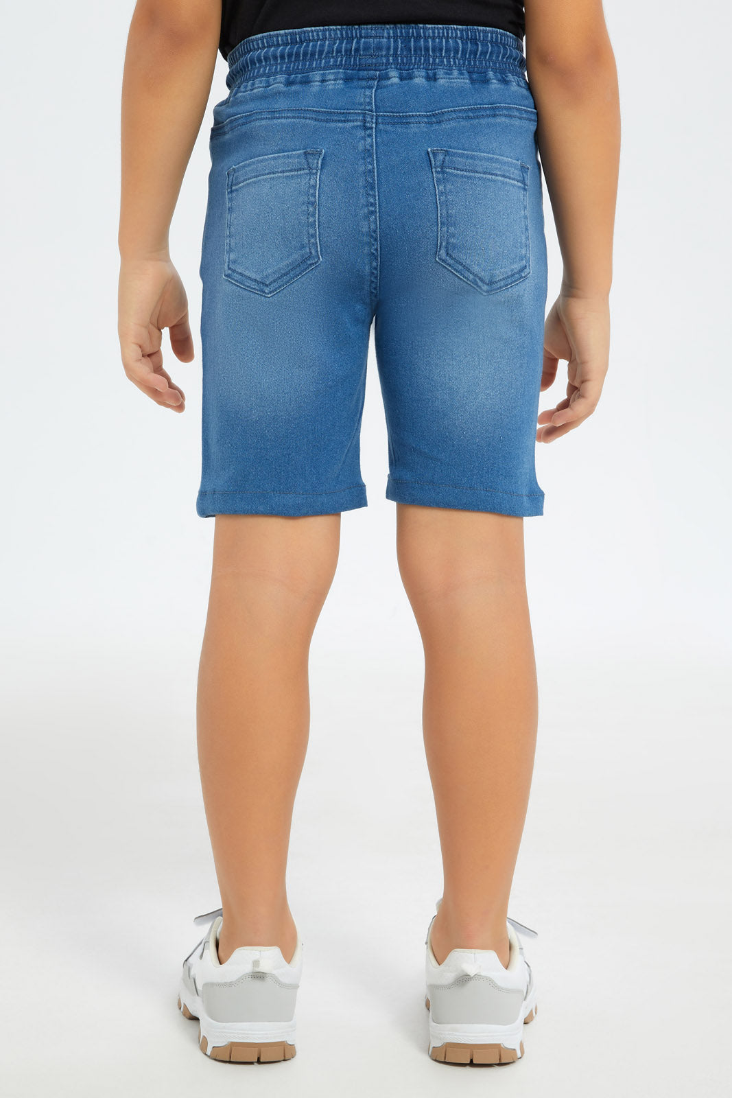 Redtag-Boys-Mid-Wash-Pull-On-Denim-Shorts-BOY-Shorts,-Category:Shorts,-Colour:Blue,-Deals:New-In,-Dept:Boys,-Event:STRATEGY,-Filter:Boys-(2-to-8-Yrs),-H1:KWR,-H2:BOY,-H3:DNB,-H4:SRT,-New-In-BOY-APL,-Non-Sale,-Promo:VLM,-S23B,-Season:S23B,-Section:Boys-(0-to-14Yrs),-VLM-Boys-2 to 8 Years