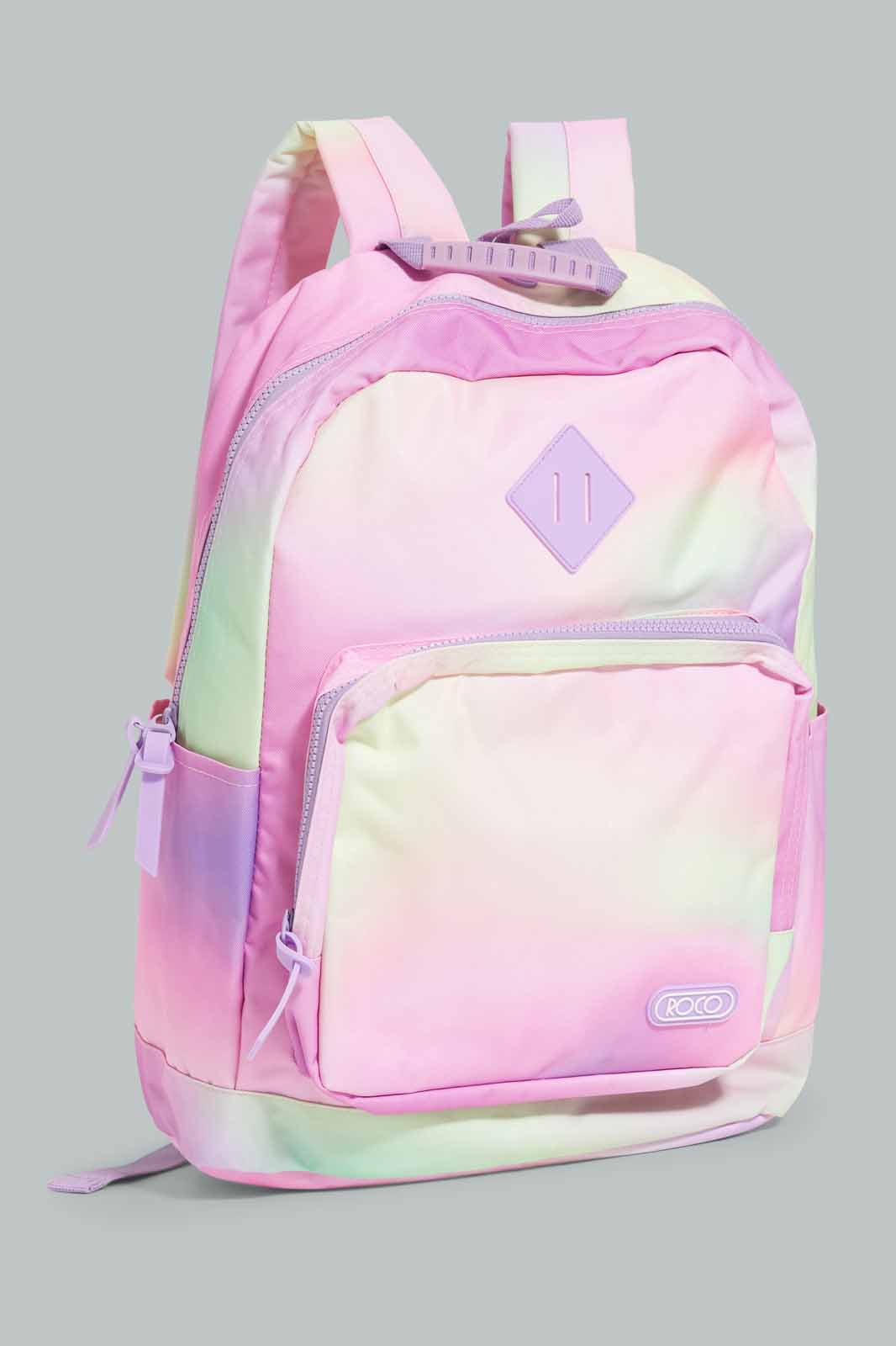 Pink And White Backpack With Pencil Case (2 Piece)