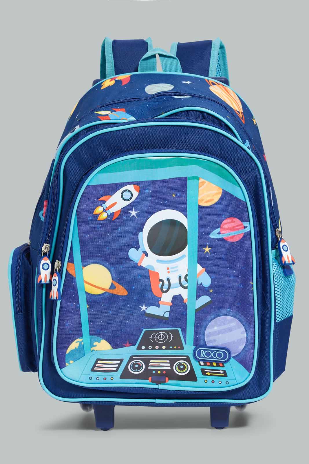 Navy And Blue Astronaut Trolley (3 Piece)