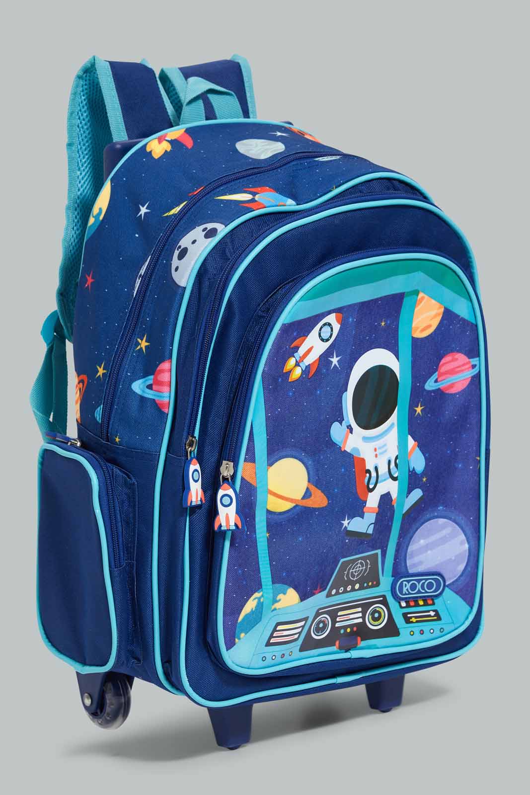 Navy And Blue Astronaut Trolley (3 Piece)