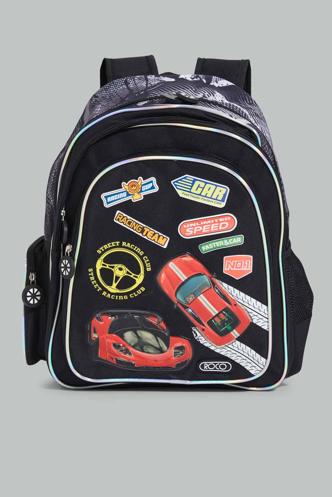 Redtag-Black/Red-Hot-Wheels-Print-Trolley-&-Lunch-Bag-With-Pencil-Case-BOY-Bags,-Category:Bags,-CHR,-Colour:Assorted,-Filter:Boys-Accessories,-New-In,-New-In-BOY-ACC,-Non-Sale,-Section:Boys-(0-to-14Yrs),-W22-Check-