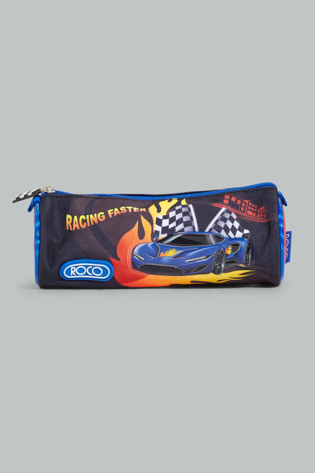 Boys Blue And Red Hot Wheels Print Trolley Set (3 Piece)