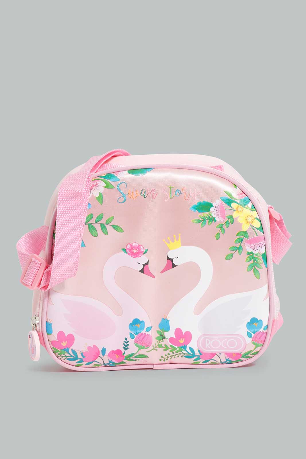Redtag-Pink-Swan-Story-Trolley-Bag,-Lunch-Box,-Water-Bottle,-With-Pencil-Case-BOY-Trolley,-Category:Bags,-CHR,-Colour:Assorted,-Filter:Boys-Accessories,-New-In,-New-In-BOY-ACC,-Non-Sale,-Section:Boys-(0-to-14Yrs),-W22-Check-