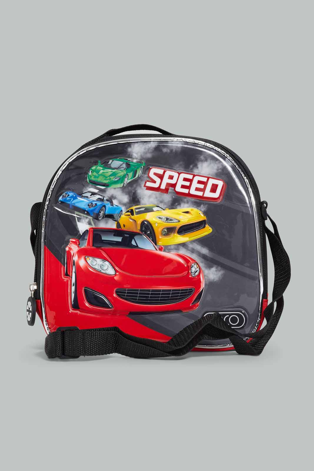 Redtag-Black/Red-Hot-Wheels-Print-Trollry-&-Lunch-Bag-With-Pencil-Case-BOY-Bags,-Category:Bags,-CHR,-Colour:Assorted,-Filter:Boys-Accessories,-New-In,-New-In-BOY-ACC,-Non-Sale,-Section:Boys-(0-to-14Yrs),-W22-Check-
