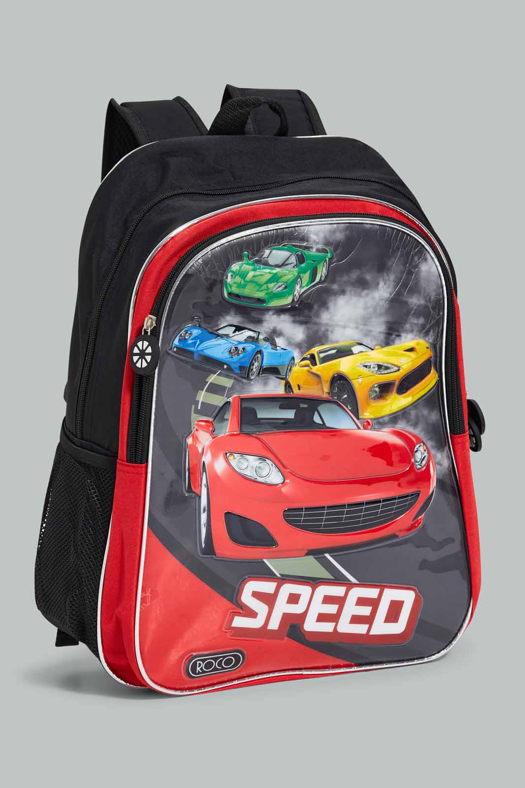 Redtag-Black/Red-Hot-Wheels-Print-Trollry-&-Lunch-Bag-With-Pencil-Case-BOY-Bags,-Category:Bags,-CHR,-Colour:Assorted,-Filter:Boys-Accessories,-New-In,-New-In-BOY-ACC,-Non-Sale,-Section:Boys-(0-to-14Yrs),-W22-Check-