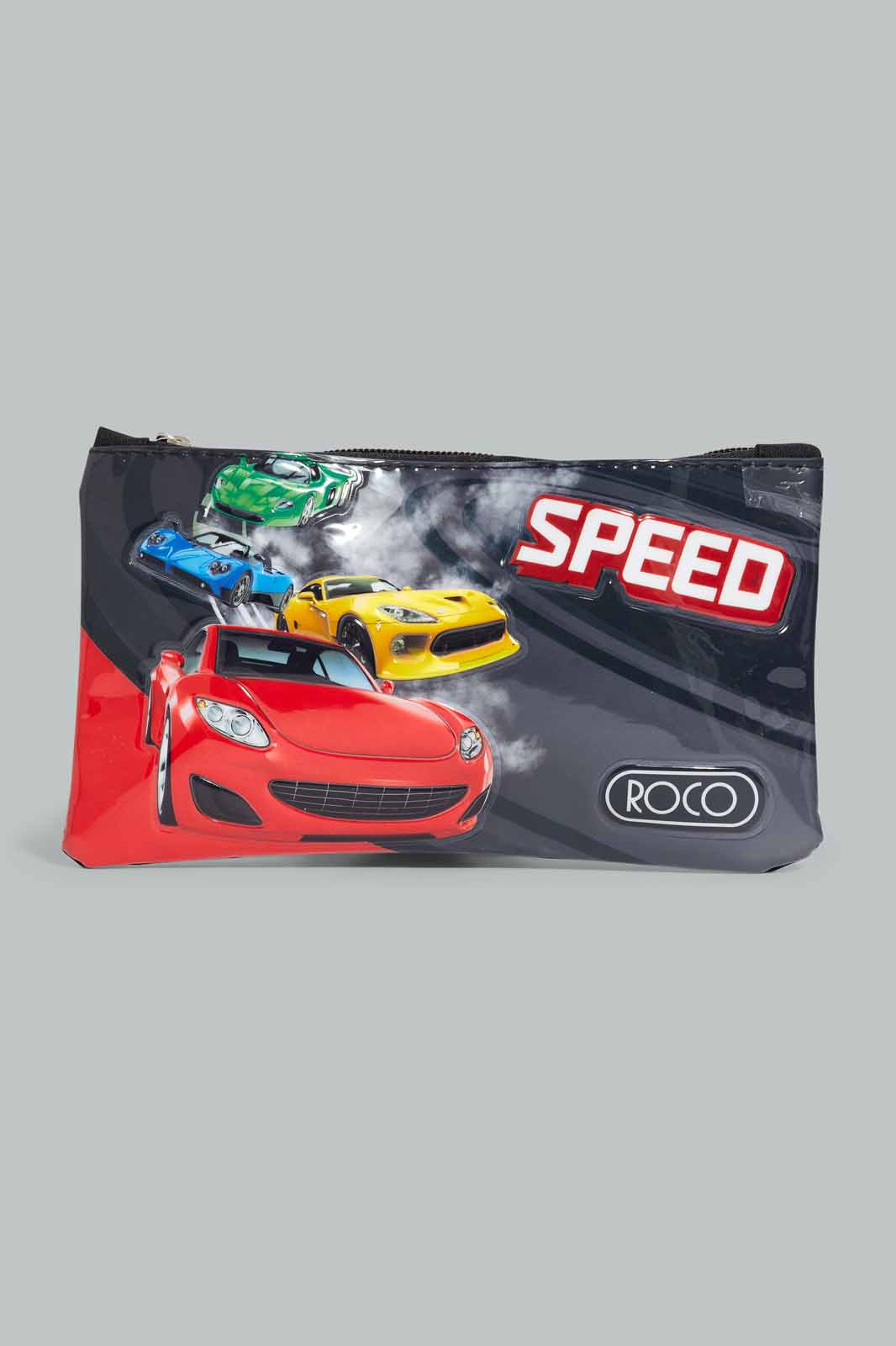 Redtag-Black/Red-Hot-Wheels-Print-Trollry-&-Lunch-Bag-With-Pencil-Case-BOY-Bags,-Category:Bags,-CHR,-Colour:Assorted,-Filter:Boys-Accessories,-New-In,-New-In-BOY-ACC,-Non-Sale,-Section:Boys-(0-to-14Yrs),-W22-Check-