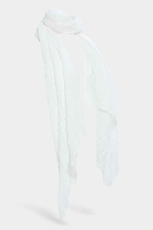 Redtag-White-Crinkle-Scarf-Category:Scarves,-Colour:White,-Dept:Girls,-Filter:Girls-Accessories,-GIR-Scarves,-New-In,-New-In-GIR-ACC,-Non-Sale,-S23A,-Section:Girls-(0-to-14Yrs)-Girls-