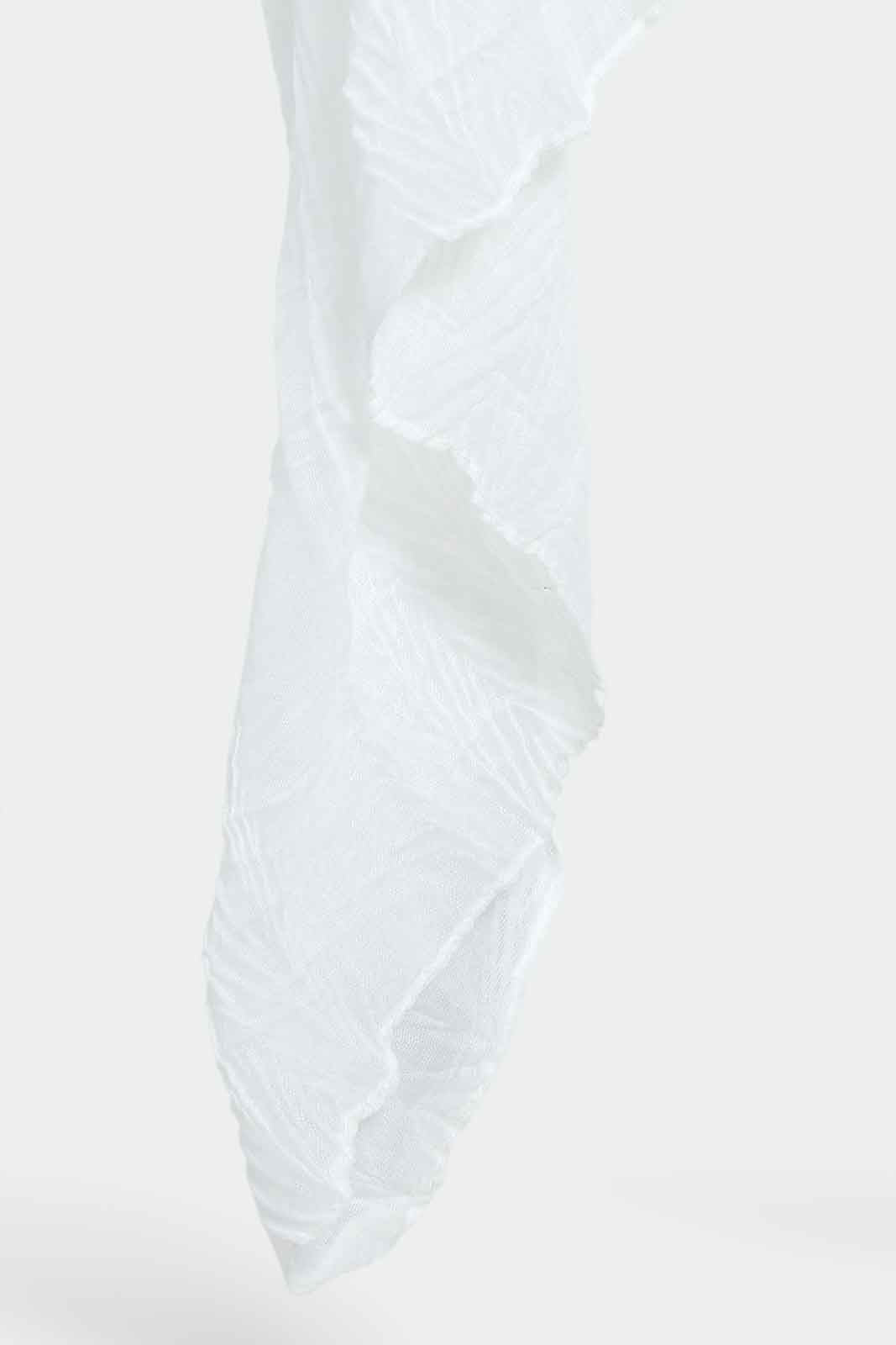Redtag-White-Crinkle-Scarf-Category:Scarves,-Colour:White,-Dept:Girls,-Filter:Girls-Accessories,-GIR-Scarves,-New-In,-New-In-GIR-ACC,-Non-Sale,-S23A,-Section:Girls-(0-to-14Yrs)-Girls-