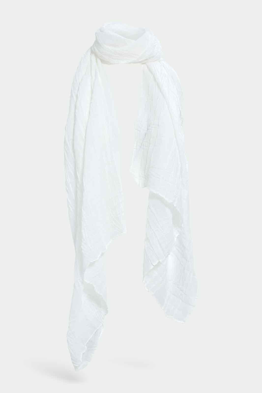 Redtag-White-Crinkle-Scarf-Category:Scarves,-Colour:White,-Dept:Girls,-Filter:Girls-Accessories,-GIR-Scarves,-New-In,-New-In-GIR-ACC,-Non-Sale,-S23A,-Section:Girls-(0-to-14Yrs)-Girls-