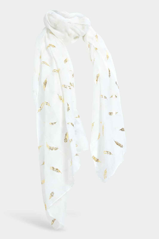 Redtag-Gold-Foil-Scarf-Category:Scarves,-Colour:Assorted,-Dept:Girls,-Filter:Girls-Accessories,-GIR-Scarves,-New-In,-New-In-GIR-ACC,-Non-Sale,-S23A,-Section:Girls-(0-to-14Yrs)-Girls-