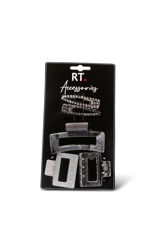 Redtag-Hair-Clips-Category:Hair-Accessories,-Colour:Assorted,-Dept:Ladieswear,-Filter:Women's-Accessories,-LEC-Hair-Accessories,-New-In,-New-In-Women-ACC,-Non-Sale,-S23A,-Section:Women-Women-