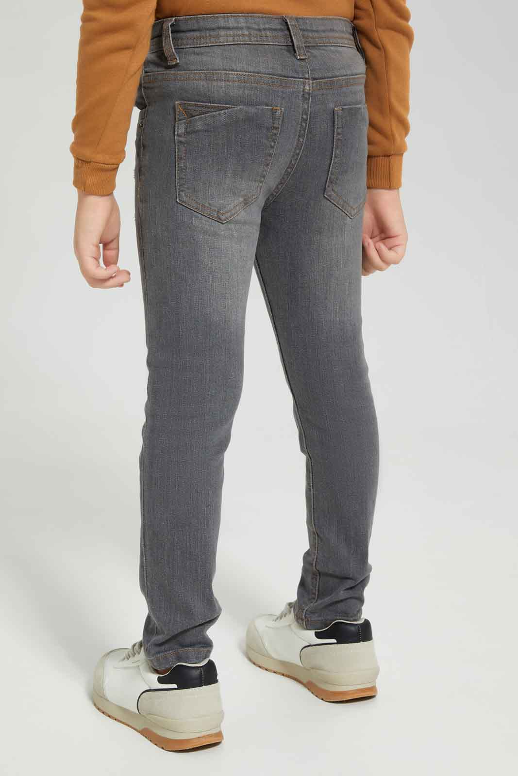 Redtag-Boys-Grey-Ripped-Skinny-Jeans-BOY-Jeans,-Category:Jeans,-Colour:Grey,-Deals:New-In,-Dept:Boys,-Filter:Boys-(2-to-8-Yrs),-New-In-BOY-APL,-Non-Sale,-Section:Boys-(0-to-14Yrs),-W22B-Boys-2 to 8 Years