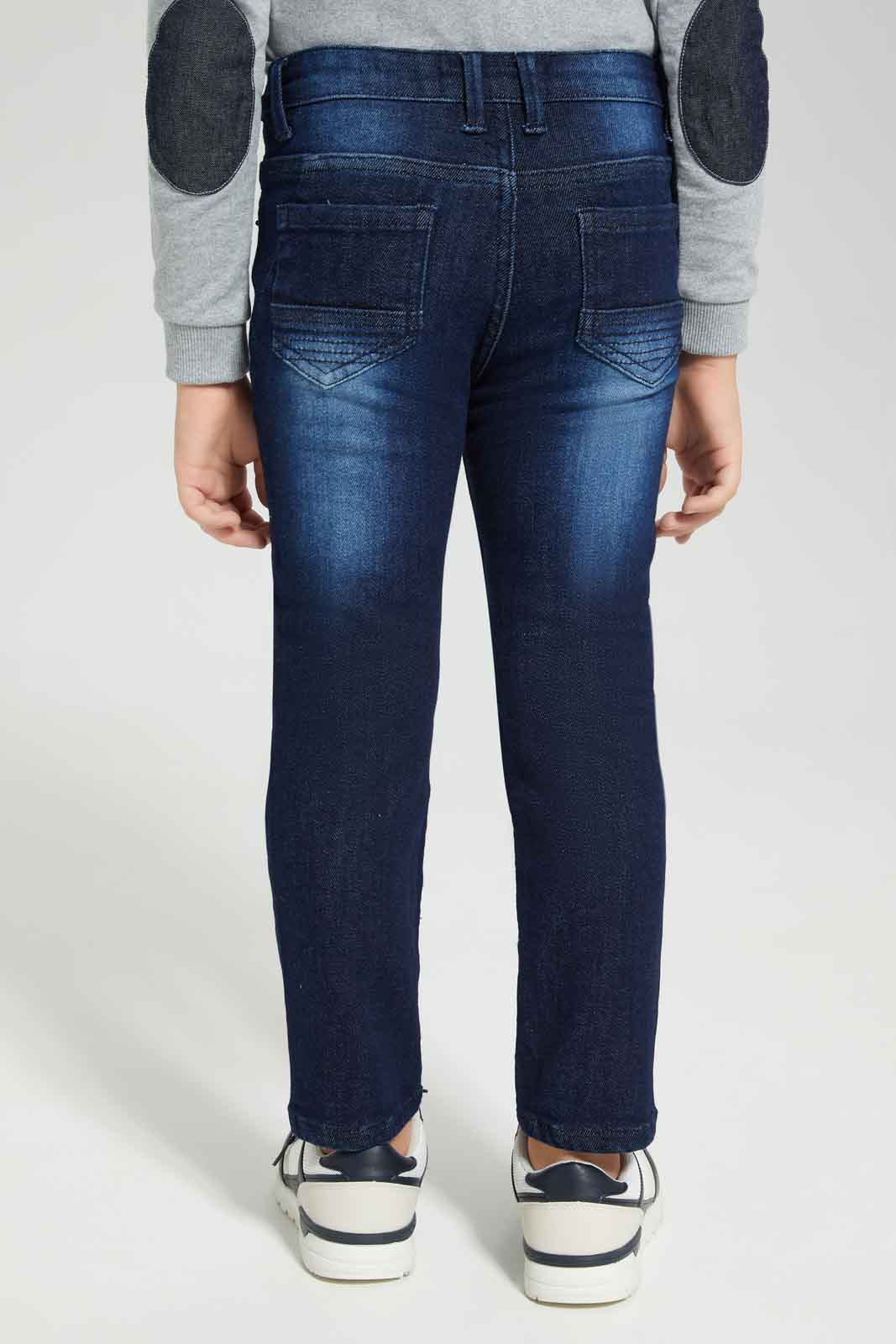 Redtag-Boys-Dark-Wash-Biker-Jeans-BOY-Jeans,-Category:Jeans,-Colour:Dark-Wash,-Deals:New-In,-Dept:Boys,-Filter:Boys-(2-to-8-Yrs),-New-In-BOY-APL,-Non-Sale,-Section:Boys-(0-to-14Yrs),-W22B-Boys-2 to 8 Years