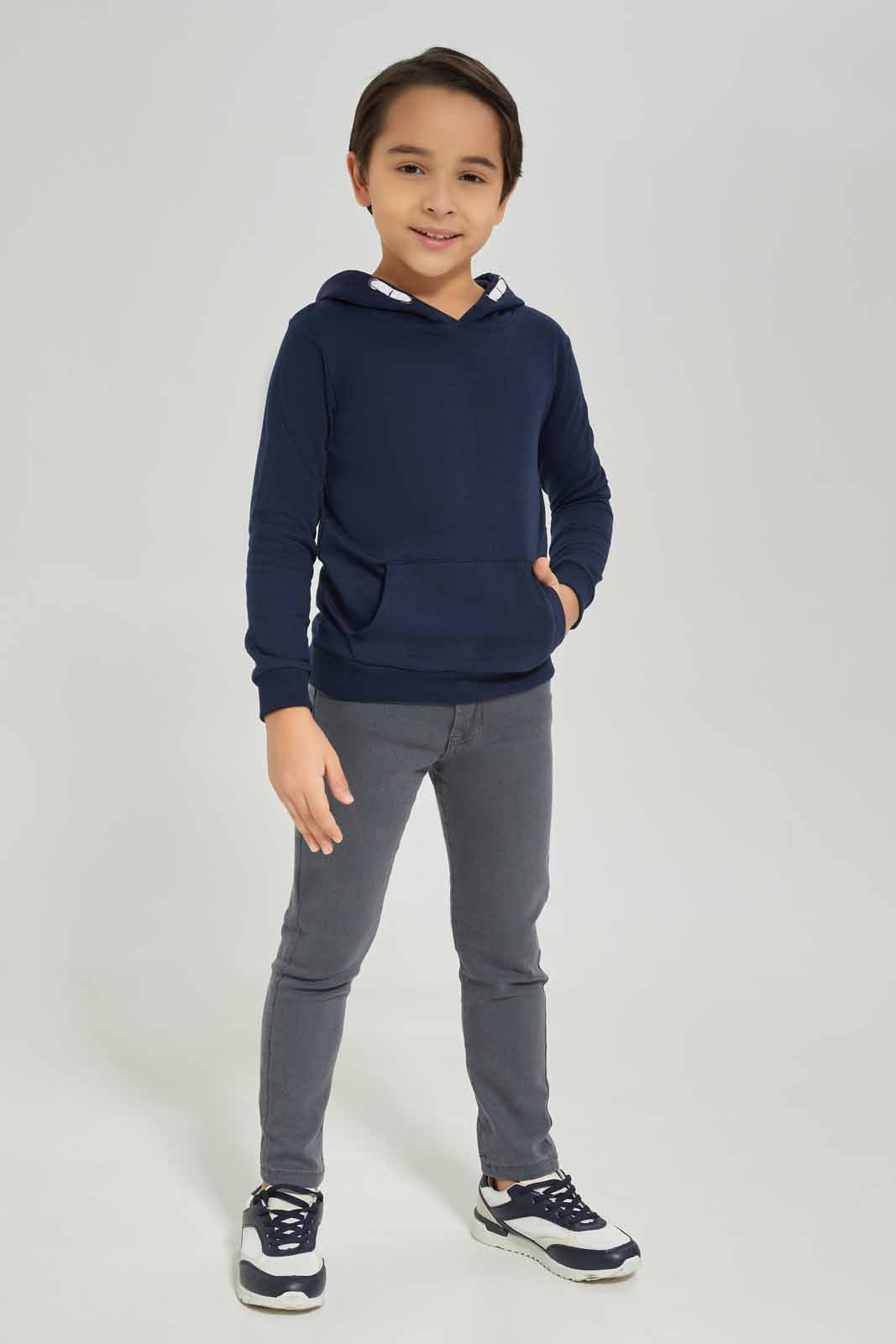 Redtag-Boys-Navy-Hooded-Sweatshirt-BOY-Sweatshirts,-Category:Sweatshirts,-Colour:Navy,-Deals:New-In,-Dept:Boys,-Filter:Boys-(2-to-8-Yrs),-New-In-BOY-APL,-Non-Sale,-S23A,-Section:Boys-(0-to-14Yrs),-TBL-Boys-2 to 8 Years