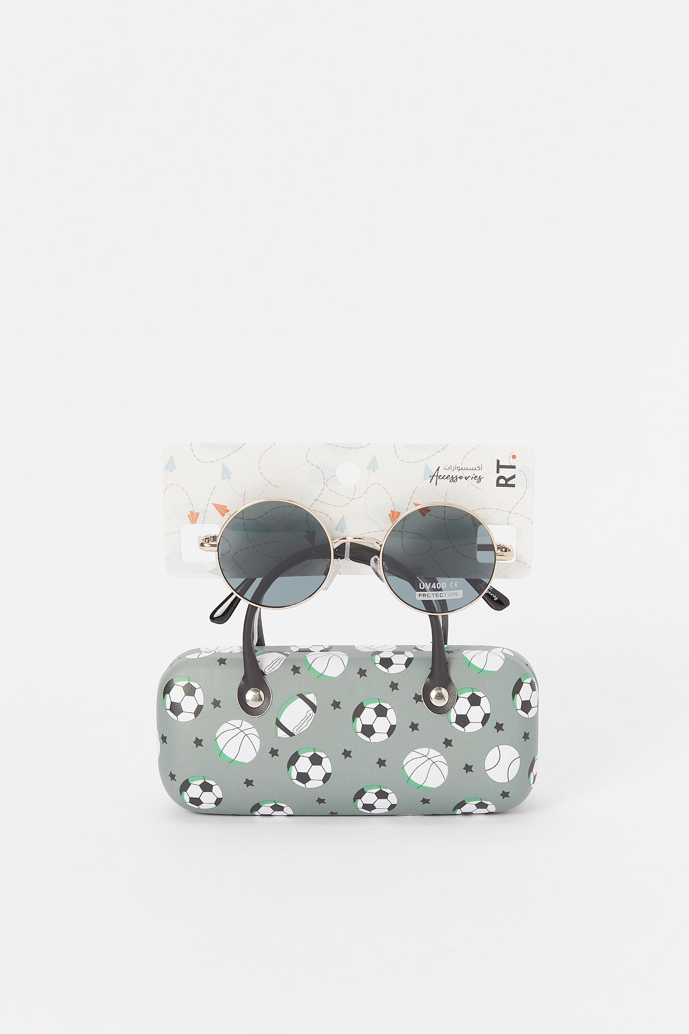 Redtag-Round-Sunglasses-With-Printed-Case-BOY-Sunglasses,-Category:Sunglasses,-Colour:Assorted,-Deals:New-In,-Dept:Boys,-Filter:Boys-Accessories,-H1:ACC,-H2:BOY,-H3:BOA,-H4:FAA,-New-In,-New-In-BOY-ACC,-Non-Sale,-S23A,-Season:S23B,-Section:Boys-(0-to-14Yrs)-Boys-