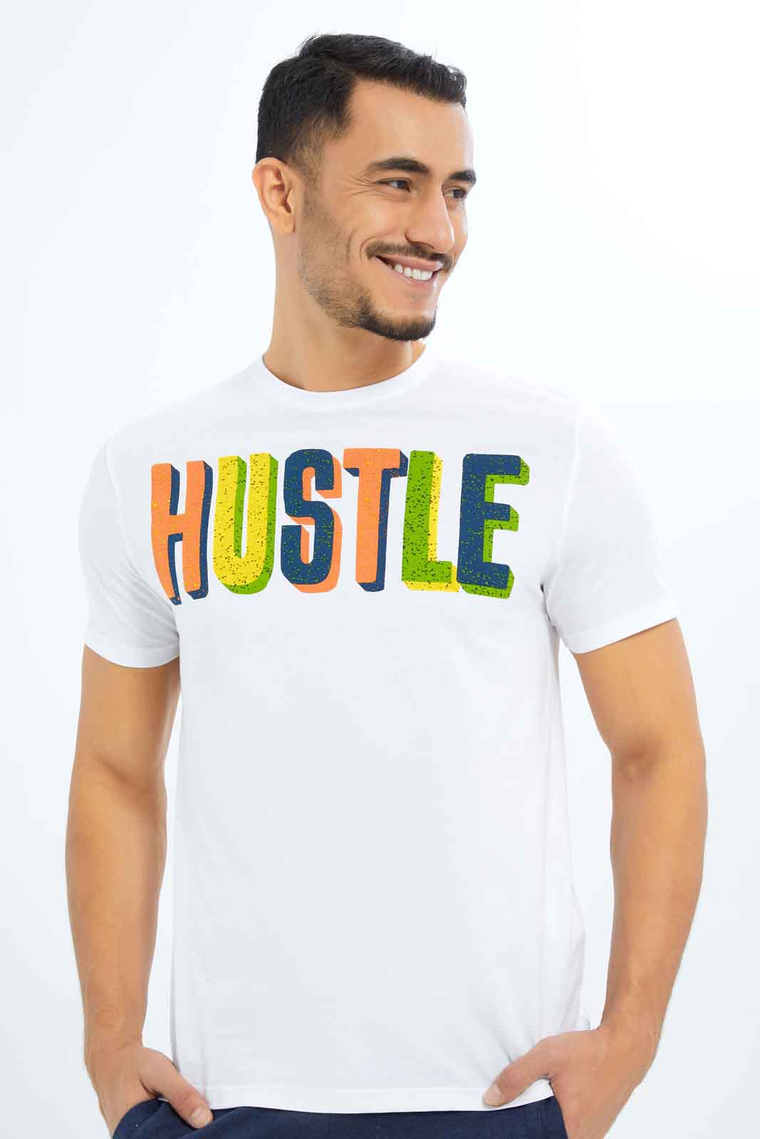 Redtag-Men-White-Graphic-T-Shirt-Category:T-Shirts,-Colour:White,-Deals:New-In,-Dept:Menswear,-Filter:Men's-Clothing,-Men-T-Shirts,-New-In-Men-APL,-Non-Sale,-S23B,-Section:Men,-TBL-Men's-