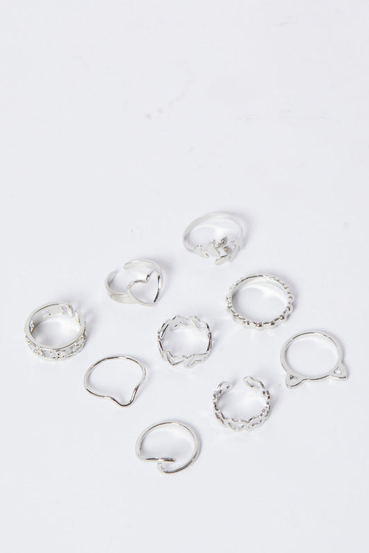 Redtag-Ring-Set-Category:Jewellery,-Colour:Assorted,-Deals:2-FOR-49,-Deals:New-In,-Dept:Ladieswear,-Filter:Women's-Accessories,-New-In,-New-In-Women-ACC,-Non-Sale,-S23B,-Section:Women,-Women-Jewellery-Women-
