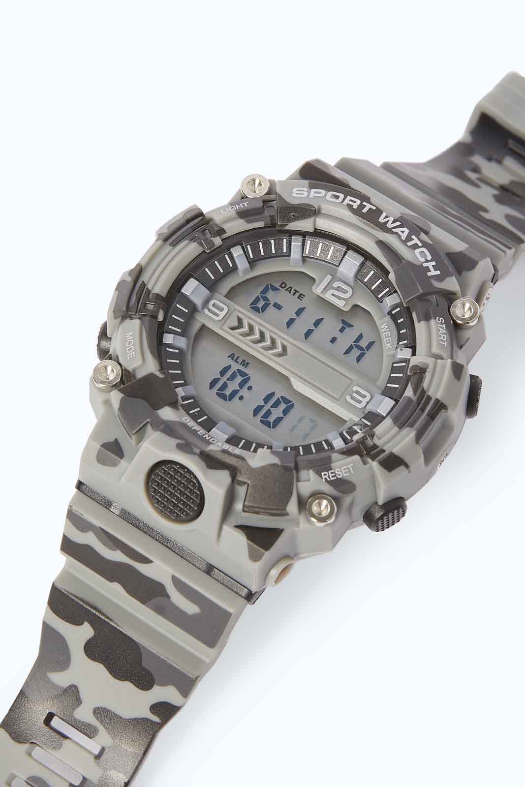 Redtag-Camouflage-Functional-Digital-Watch-BOY-Watches,-Category:Watches,-Colour:Assorted,-Deals:2-FOR-69,-Deals:New-In,-Dept:Boys,-Filter:Boys-Accessories,-New-In,-New-In-BOY-ACC,-Non-Sale,-S23A,-Section:Boys-(0-to-14Yrs)-Boys-