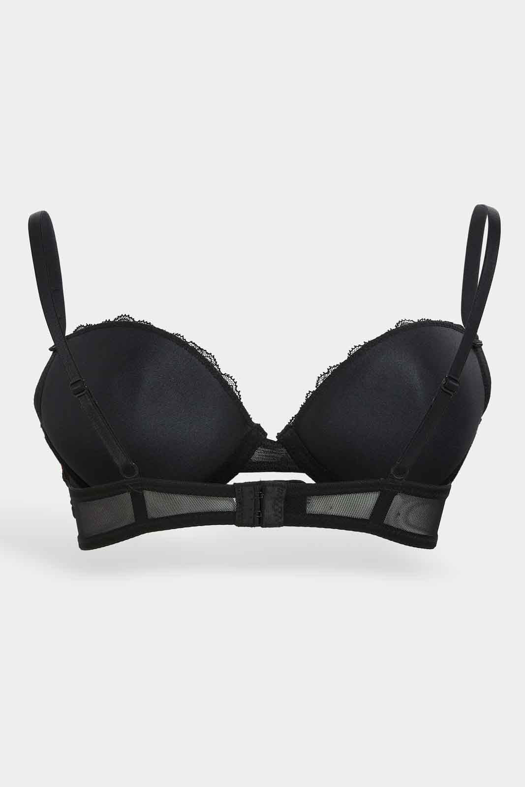 Redtag-Women-Black-Color-Single-Pack-Push-Up-Bra-Category:Bras,-Colour:Black,-Deals:New-In,-Dept:Ladieswear,-Filter:Women's-Clothing,-New-In-Women-APL,-Non-Sale,-S23A,-Section:Women,-Women-Bras--