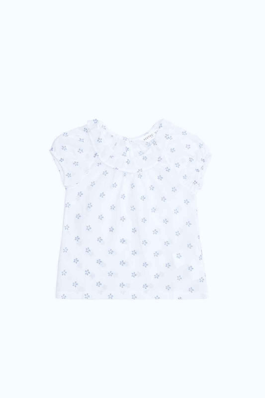 Redtag-Girls-White-Aop-Blose-Category:Blouses,-Colour:White,-Deals:New-In,-Dept:Girls,-Filter:Infant-Girls-(3-to-24-Mths),-ING-Blouses,-New-In-ING-APL,-Non-Sale,-S23B,-Section:Girls-(0-to-14Yrs),-VLM-Infant-Girls-3 to 24 Months