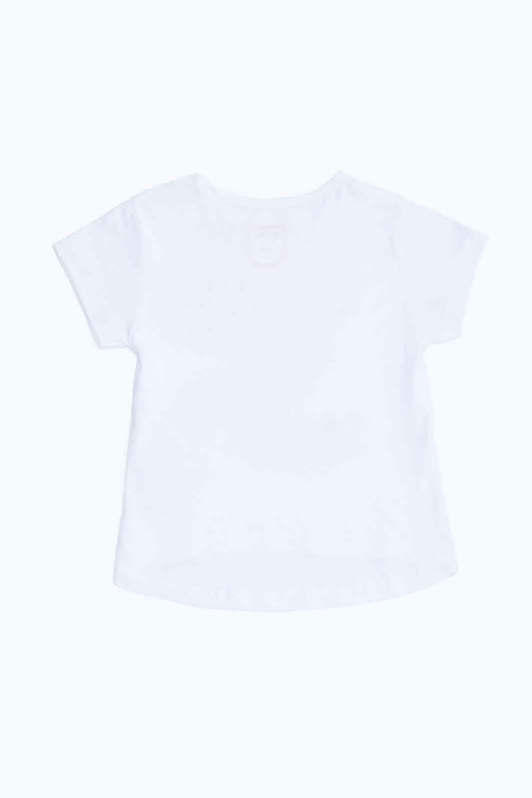 Redtag-Girls-White-Ready-For-Summer-T-Shirt-Category:T-Shirts,-Colour:White,-Deals:New-In,-Dept:Girls,-Filter:Infant-Girls-(3-to-24-Mths),-ING-T-Shirts,-New-In-ING-APL,-Non-Sale,-S23B,-Section:Girls-(0-to-14Yrs),-TBL-Infant-Girls-3 to 24 Months