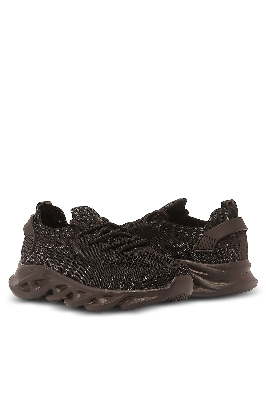 Redtag-Black-Knit-Sneaker-BOY-Trainers,-Category:Trainers,-Colour:Black,-Deals:New-In,-Filter:Boys-Footwear-(3-to-5-Yrs),-N/A,-New-In-BOY-FOO,-Non-Sale,-S23A,-Section:Boys-(0-to-14Yrs)-Boys-3 to 5 Years