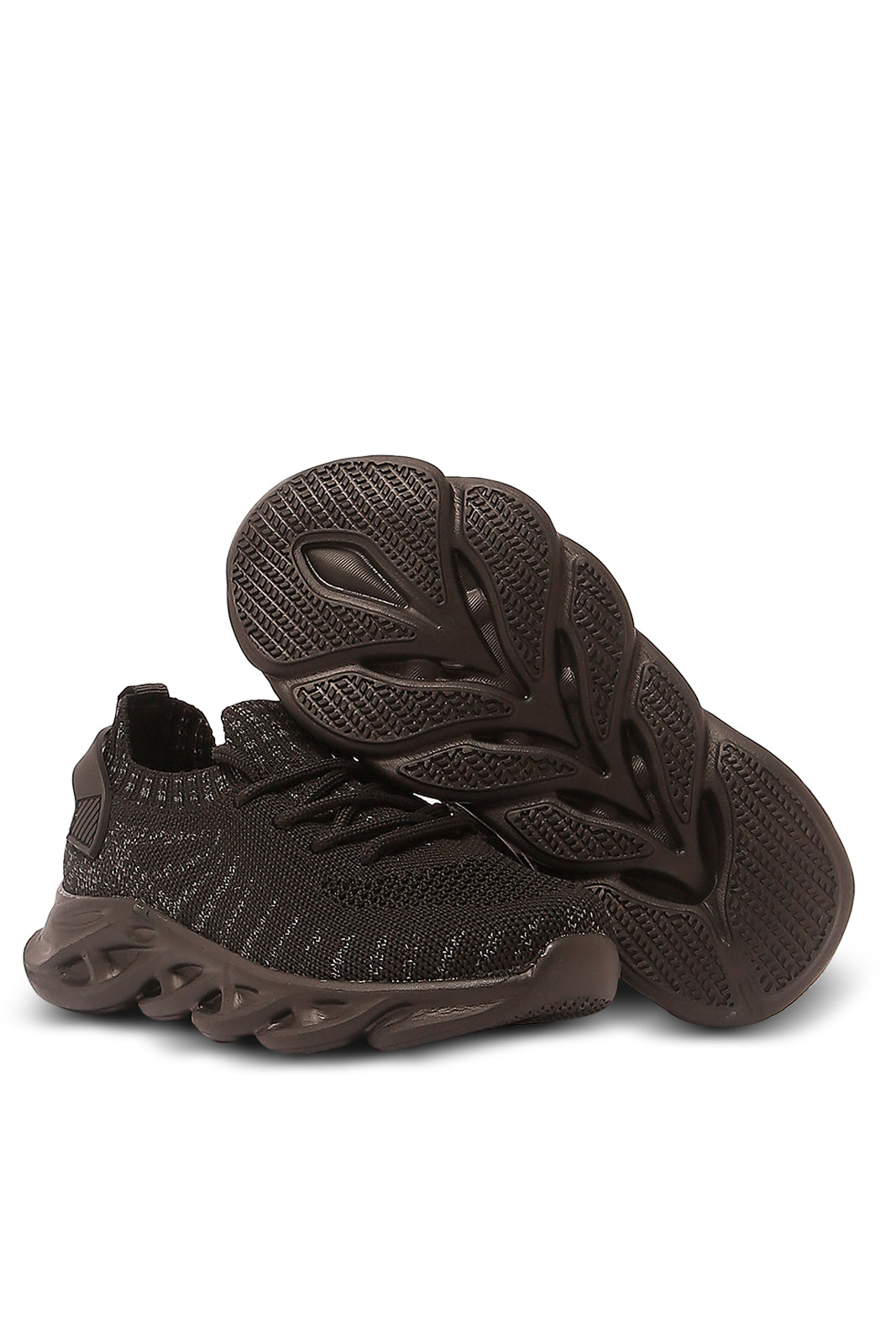 Redtag-Black-Knit-Sneaker-BOY-Trainers,-Category:Trainers,-Colour:Black,-Deals:New-In,-Filter:Boys-Footwear-(3-to-5-Yrs),-N/A,-New-In-BOY-FOO,-Non-Sale,-S23A,-Section:Boys-(0-to-14Yrs)-Boys-3 to 5 Years