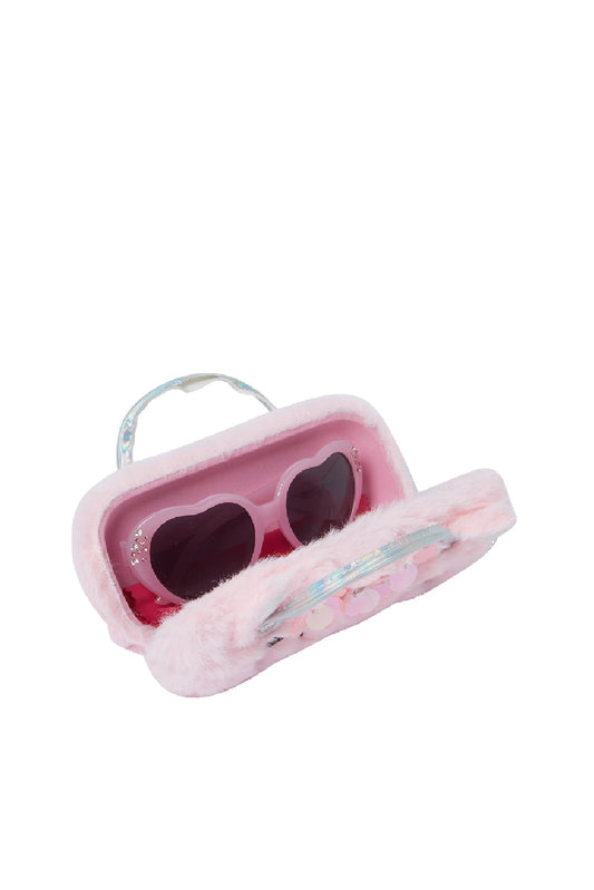 Redtag-Heart-Sunglasses-With-Character-Embellished-Case-Category:Sunglasses,-Colour:Assorted,-Dept:Girls,-Filter:Girls-Accessories,-GIR-Sunglasses,-New-In,-New-In-GIR-ACC,-Non-Sale,-S23A,-Section:Girls-(0-to-14Yrs)-Girls-