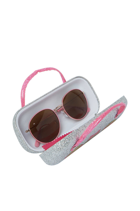 Redtag-Round-Sunglasses-With-Character-Embellished-Case-Category:Sunglasses,-Colour:Assorted,-Dept:Girls,-Filter:Girls-Accessories,-GIR-Sunglasses,-New-In,-New-In-GIR-ACC,-Non-Sale,-S23A,-Section:Girls-(0-to-14Yrs)-Girls-