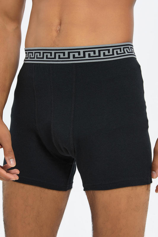 Men Black Hipster Brief Set (Pack of 2)
