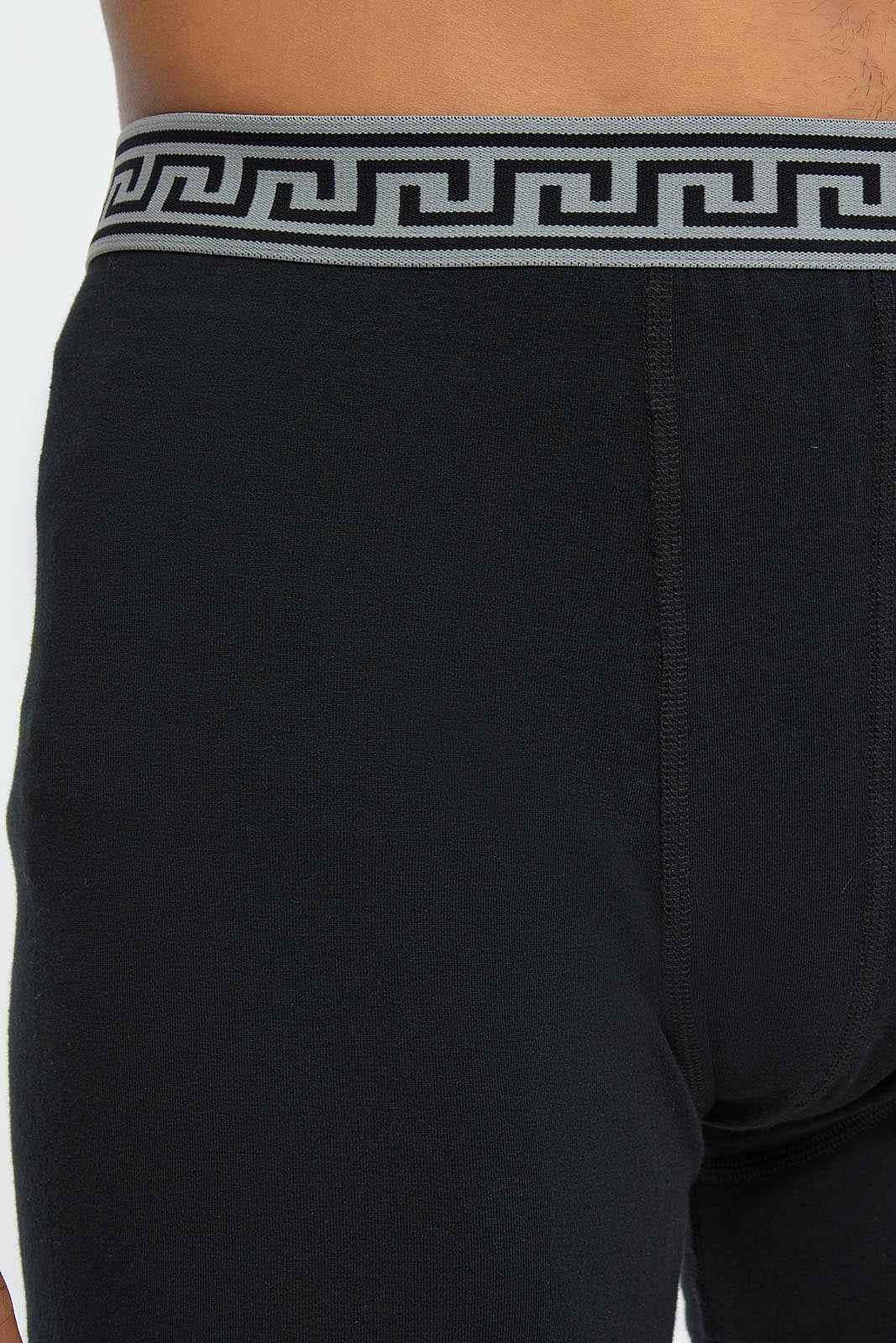 Men Black Hipster Brief Set (Pack of 2)