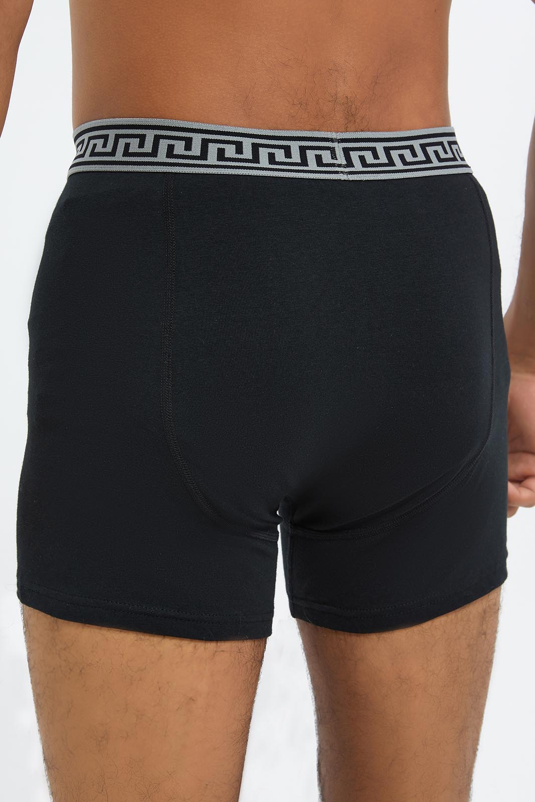 Men Black Hipster Brief Set (Pack of 2)